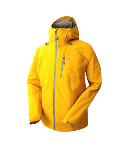 Mens breathe out waterproof jacket yellow gold Dare 2B