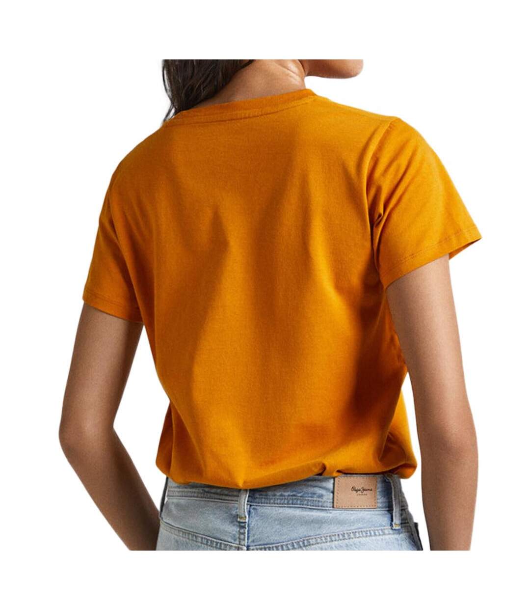 T-shirt Orange Femme Pepe jeans Wendys - L-2