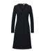 Robe Mi-longue Dariva Femme Noir Boss-2