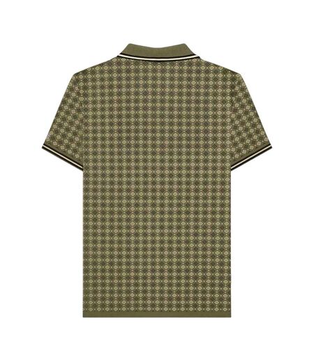 Polo Ss25 Homme Vert Kaki Lambretta