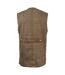 Mens Tweed Shooting Waistcoat Brown Jack Pyke-2