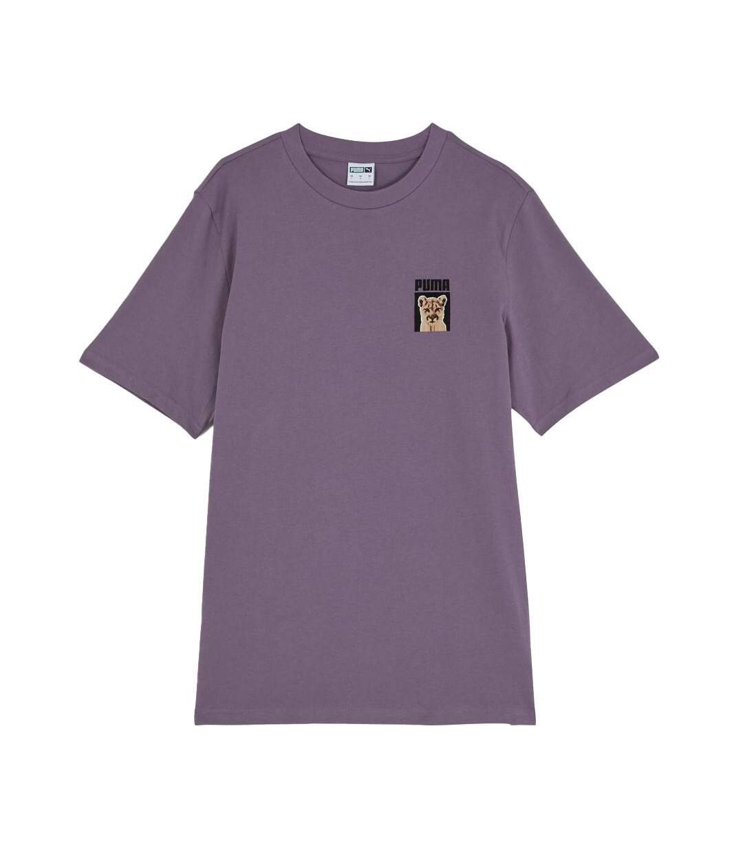 T-shirt Violet Homme Puma Courir Embro - L