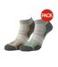 Pack of 2  Mens repreve ankle socks  silver/grey 1000 Mile-1