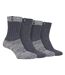 Ladies 4 Pack Wool Boot Socks | Casual Cable Knit Socks for Winter-3