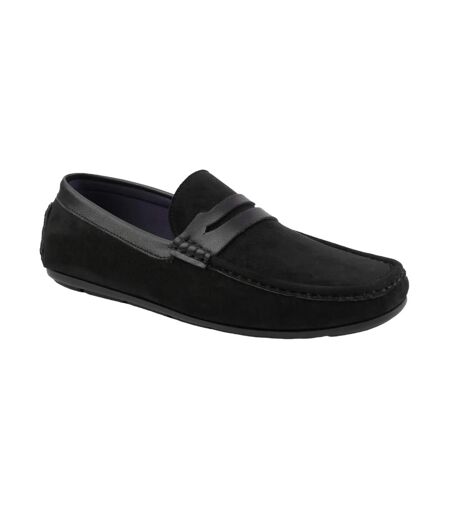 Mens alfie suede espadrilles black Where´s That From