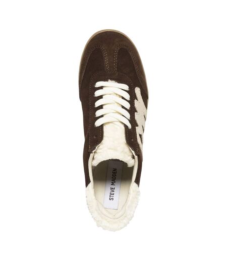 Baskets Elora Femme Marron Foncé Steve Madden