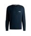 Mens Stripe Jacket Dark Blue Boss-2
