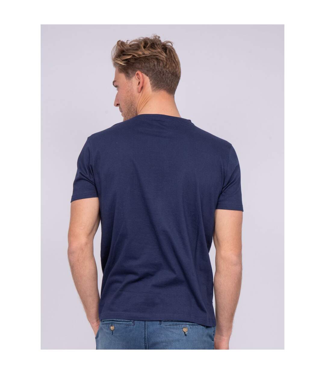 T-shirt col rond pur coton NARLO-2