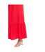 Jupe Mi-longue Femme Rouge Be You-4