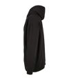 Build Your Brand Mens Basic Oversized Hoodie (Black)