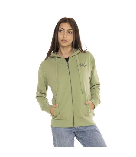 Sweat zippé à capuche femme avec print Desert Vondutch