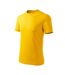 T-shirt Classic Adulte Jaune Adler-3