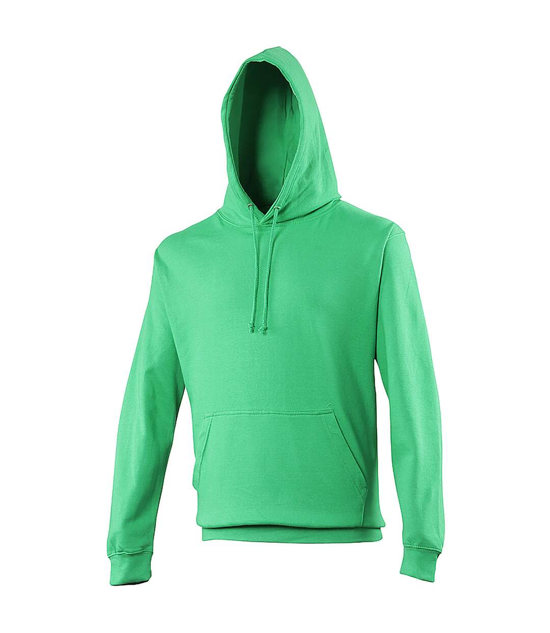 Sweat à capuche college adulte vert Awdis