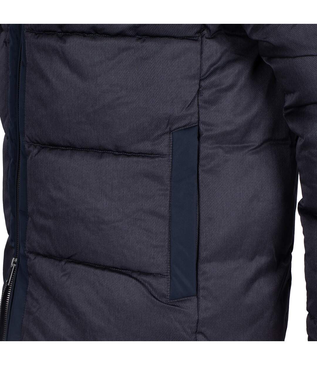 Parka team doublée fausse fourrure navy