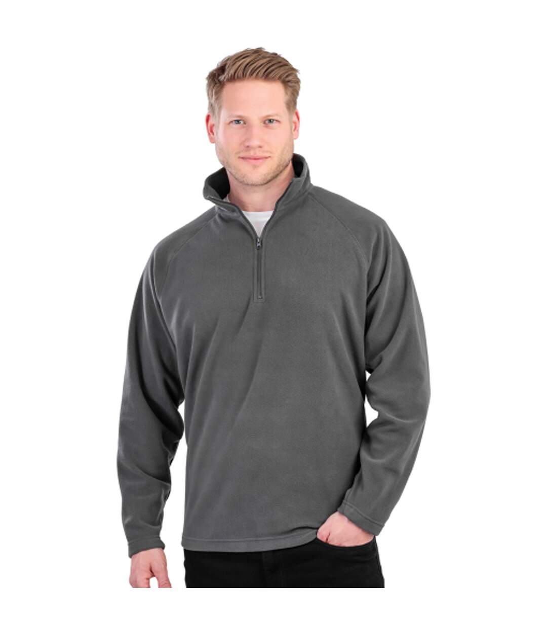 Result Core Unisex Micro Fleece (Charcoal) - UTPC3317-2