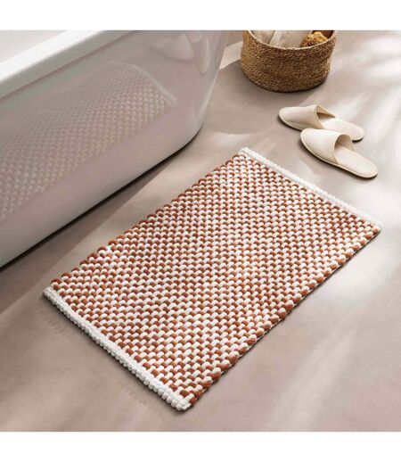Tapis de Bain en Chenille Rafael 50x80cm Terracotta