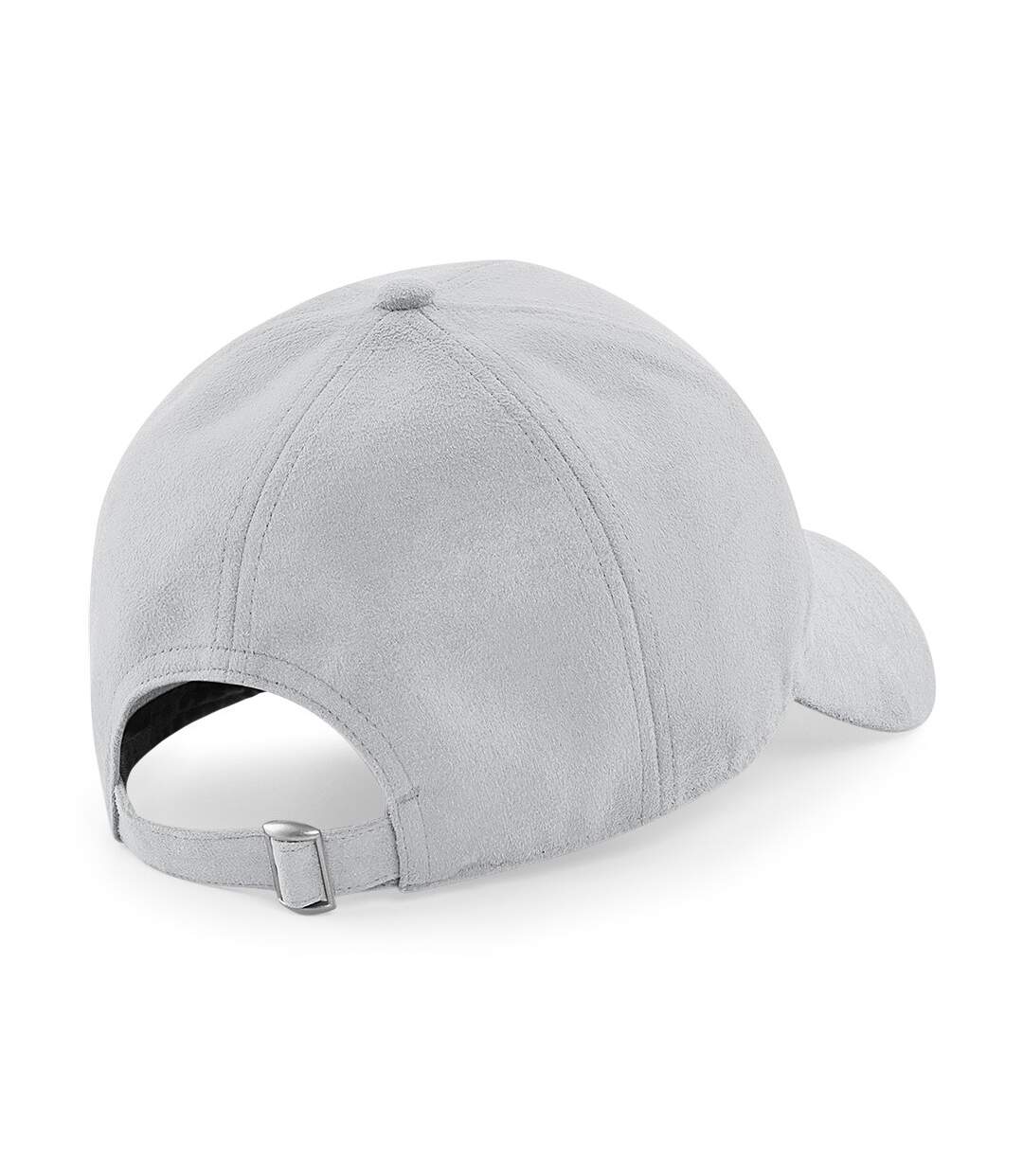 Lot de 2  casquettes style baseball adulte gris clair Beechfield-2