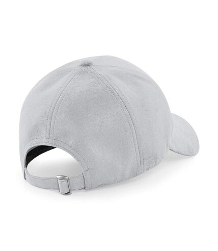 Beechfield Unisex Faux Suede Cap (Pack of 2) (Light Grey) - UTRW6766