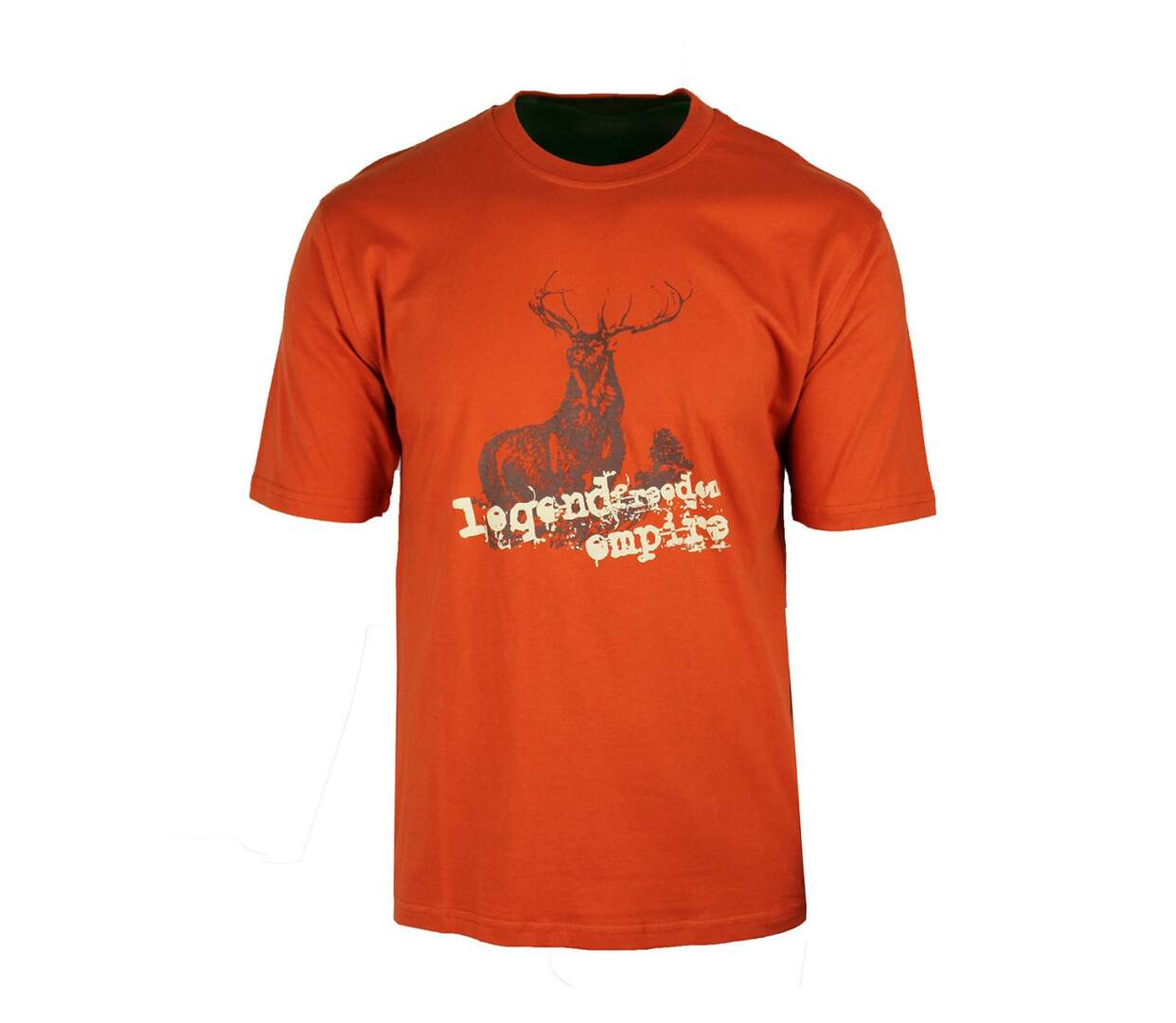 Tee-shirt Chasse Orange Ledertys LY0599O avec Motif Cerf-2