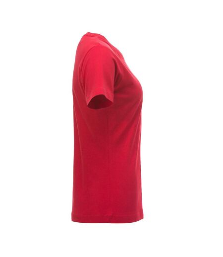 T-shirt new classic femme rouge Clique Clique