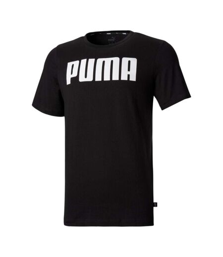 T-shirt Noir Homme Puma Ess - L