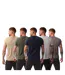 Pack Of 5  Mens Buena T-shirt  Multicoloured Nicce-2