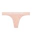 Womens/ladies Cotton Blend Mid Rise Thong Clay Ralph Lauren-2