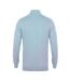 Pull Zippé 1/4 À Manches Longues Homme Gris Clair Chiné Henbury-2