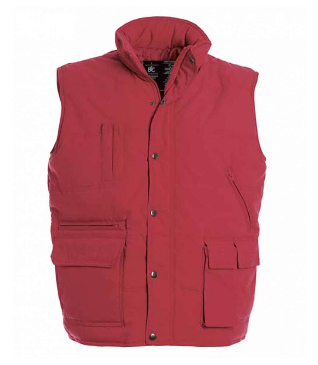 Doudoune anorak homme sans manches - Bodywarmer JU880 - rouge