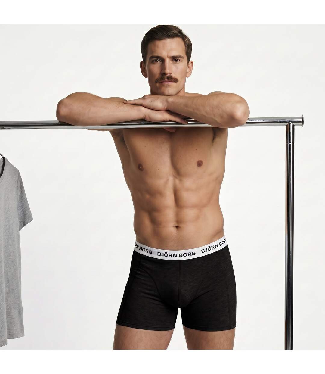 5 Pack Mens Cotton Stretch Boxers Soft Everyday Underwear Shorts-4