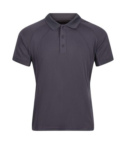 Regatta Hardwear Mens Coolweave Short Sleeve Polo Shirt (Iron)
