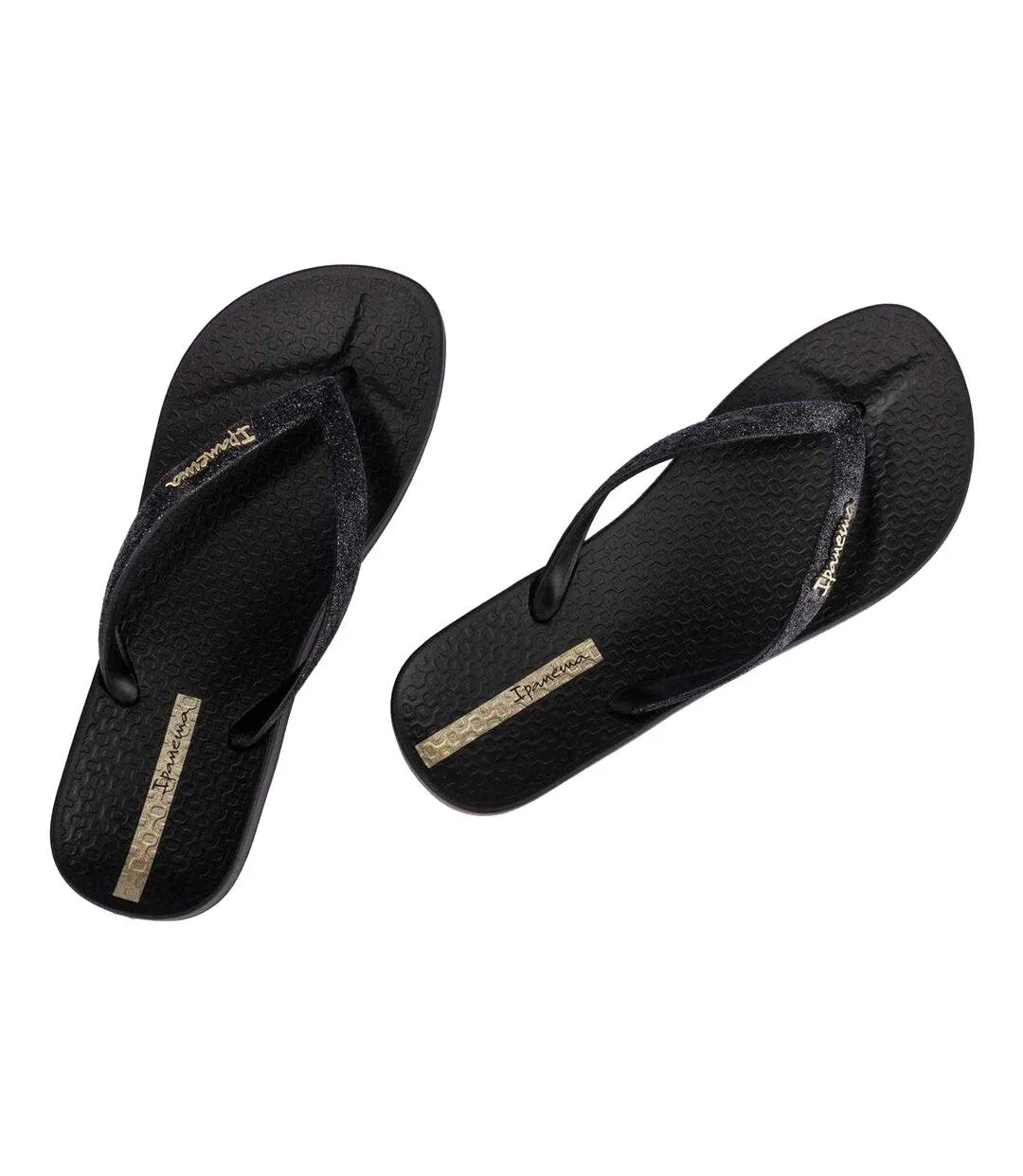 Womens/ladies Anat Lolita Flip Flops Black Ipanema-2