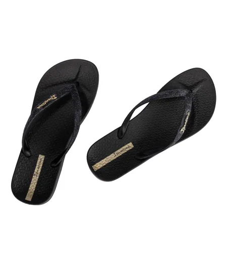 Womens/ladies Anat Lolita Flip Flops Black Ipanema