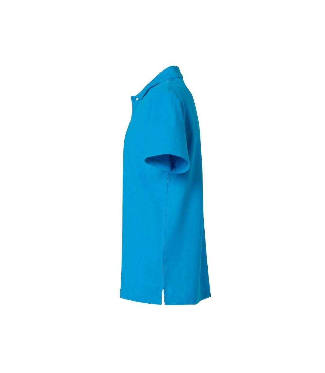 Polo Basic Homme Turquoise Vif Clique-3