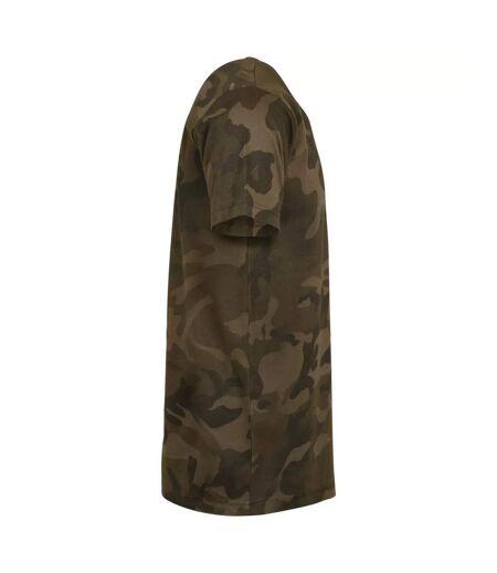 T-shirt Motif/style Camouflage Homme Vert Camouflage Build Your Brand
