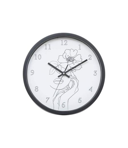 Horloge Murale Design Femme 30cm Noir