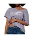 T-shirt violet femme kaporal must-1