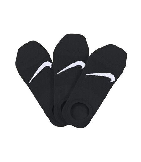 x3 paires de chaussettes noires femme nike everyday