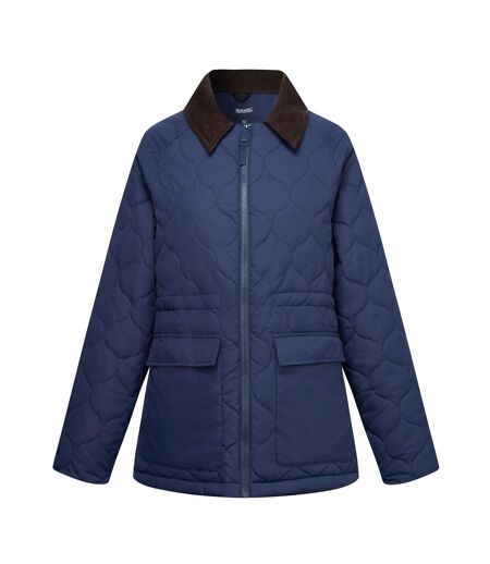 Doudoune Matelassée Motif/style Matelassé Amira Femme Bleu Marine Regatta