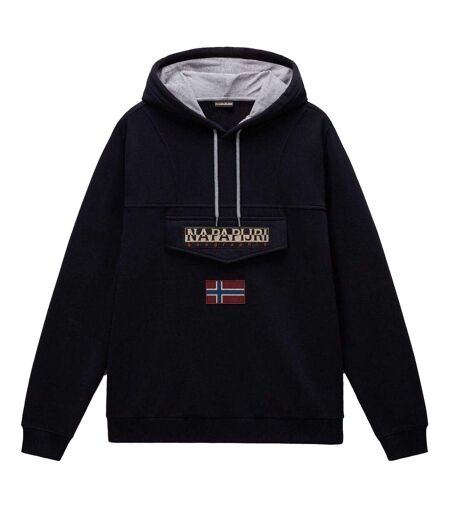 Sweat À Capuche Burgee Homme Noir Napapijri