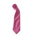 Premier Colors Mens Satin Clip Tie (Pack of 2) (Fuchsia) (One Size)