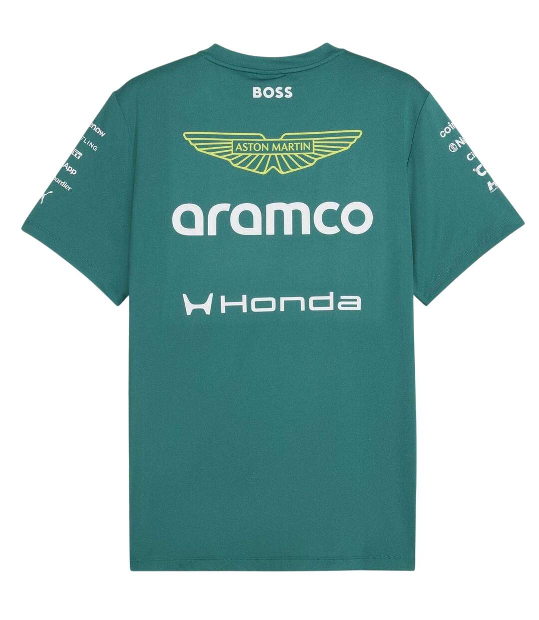 T-shirt Motif/style Puma F1 Homme Vert Aston Martin-3