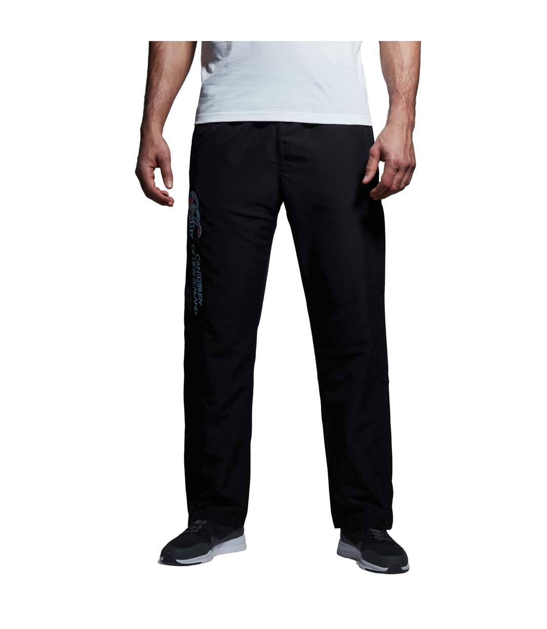 Mens Uglies Open Hem Jogging Bottoms Black Canterbury-4