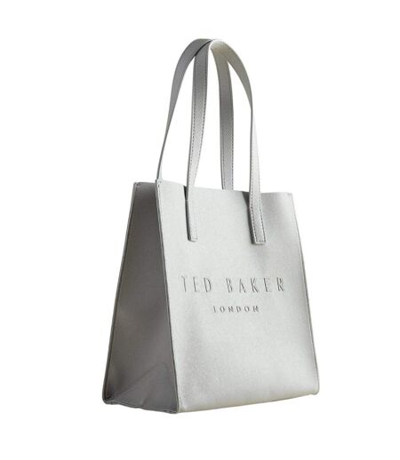 Tote Bag Motif/style Hachures Croisées Taille Unique Gris Clair Ted Baker