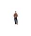 Sweat À Capuche Motif/style Badge Homme Noir Marron Clair Tommy Jeans-1