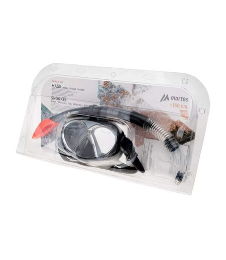 Set De Plongée Ramil Enfant Noir Gris Transparent Martes