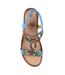 Sandales mariella femme bleu Lunar