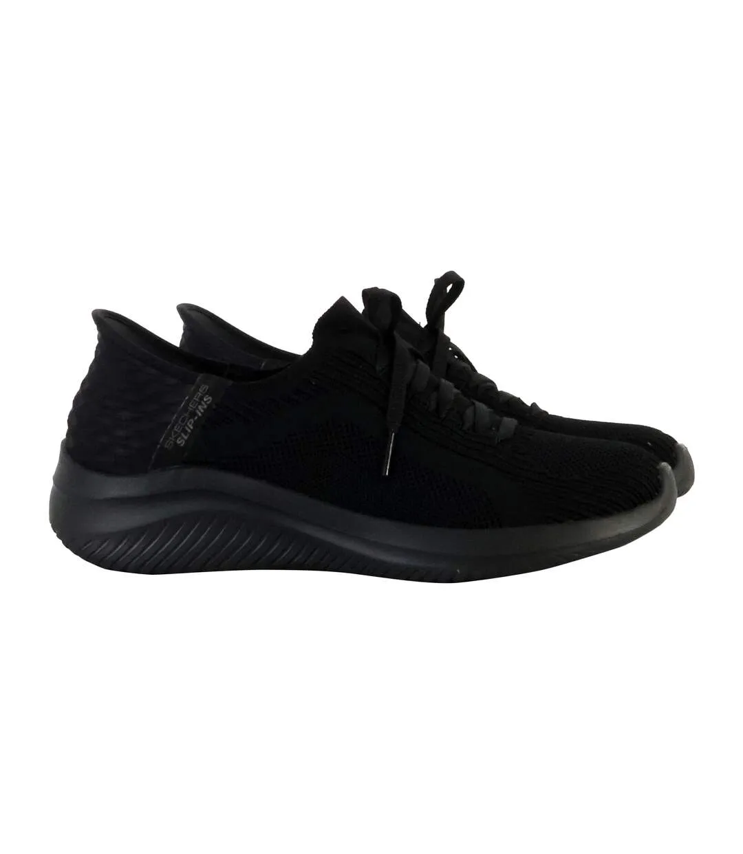 Womens/ladies Ultra Flex 3.0 Slip-in Trainers Black Skechers-3