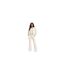 Womens/ladies Flared Open Hem Relaxed Fit Joggers Cream I Saw It First-1