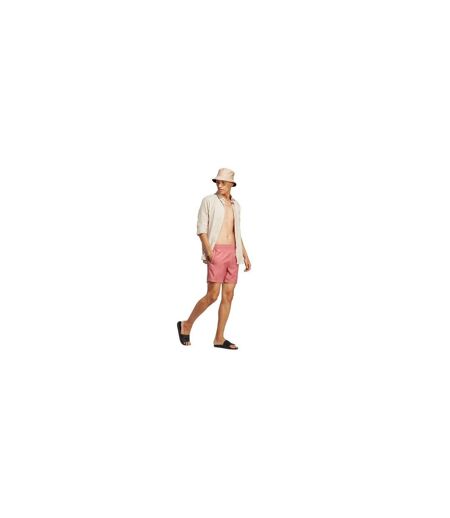 Mens Solid Swim Shorts Pink Adidas